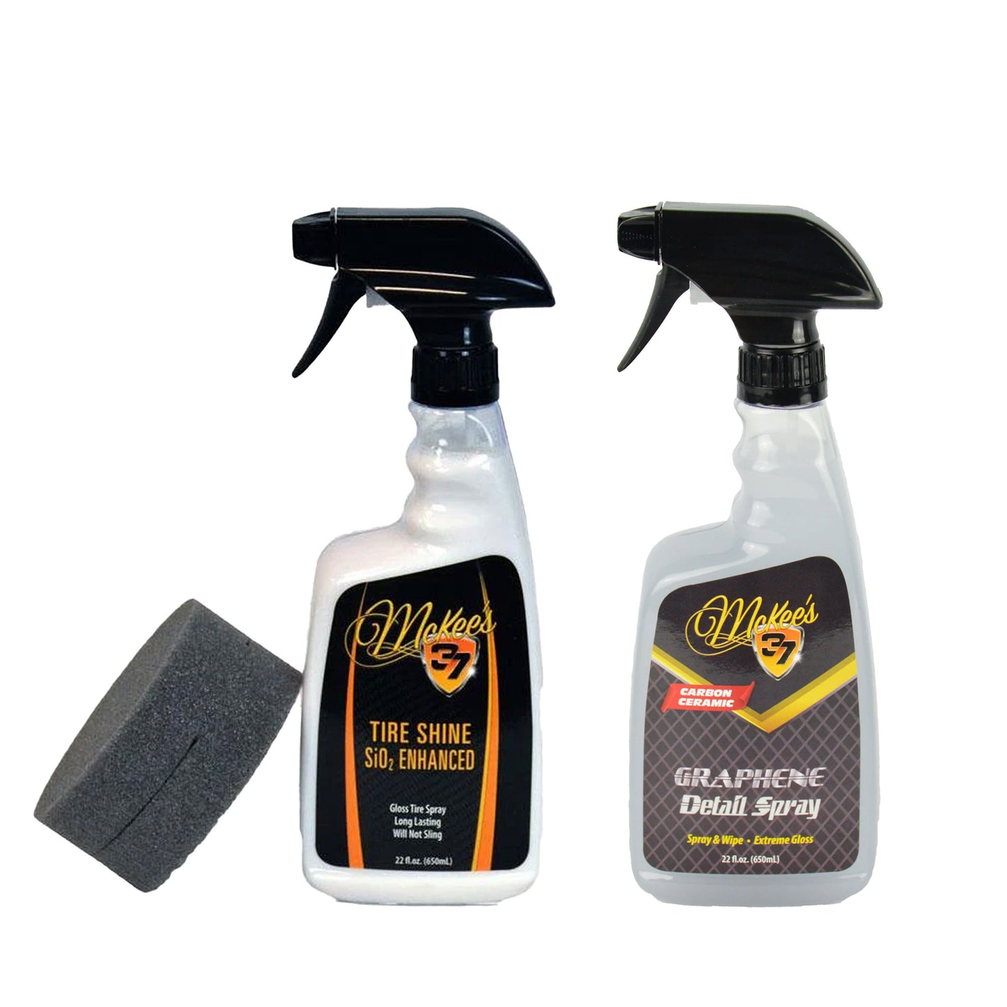 Graphene Detail Spray SiO2 Tire Shine 2 Pack Special.