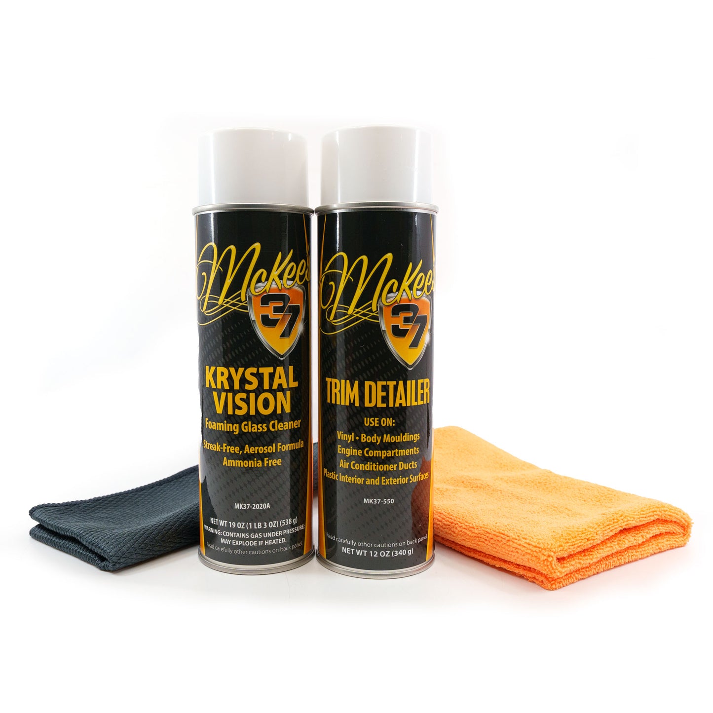 Trim Detailer + Krystal Vision Foaming Glass Cleaner 2 Pack Special