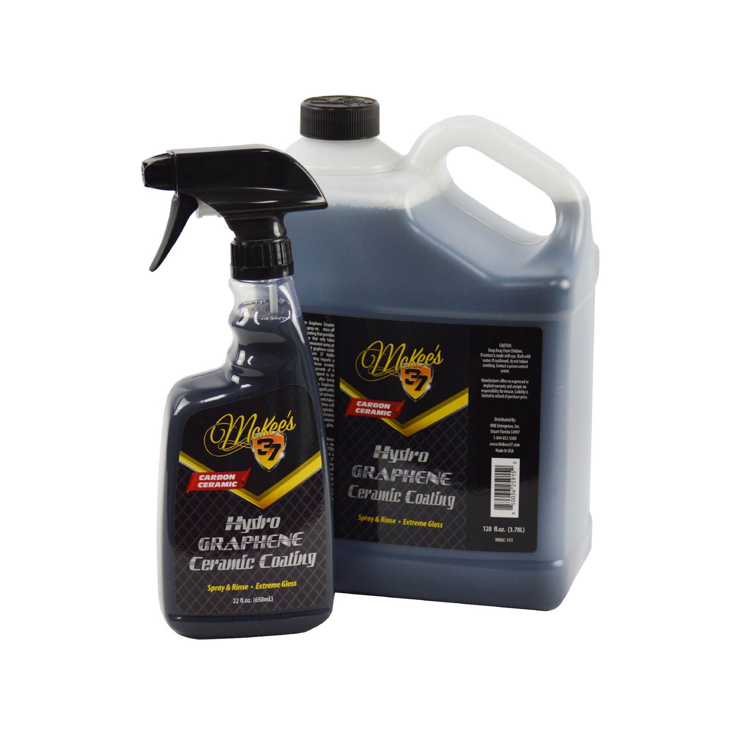 Hydro Graphene Ceramic Coating Gallon with Free 22 oz