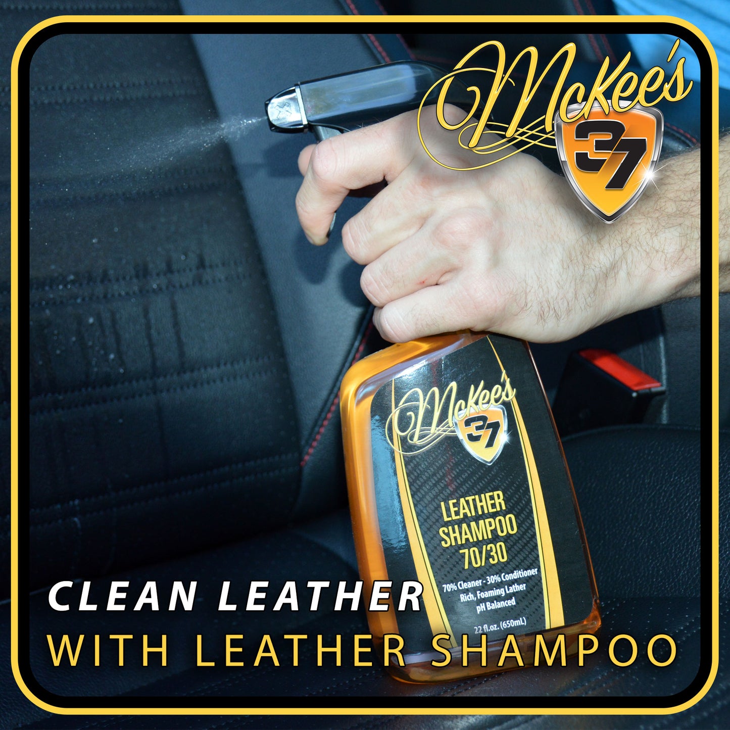 Leather Shampoo 70/30 150 oz. Refill Kit.