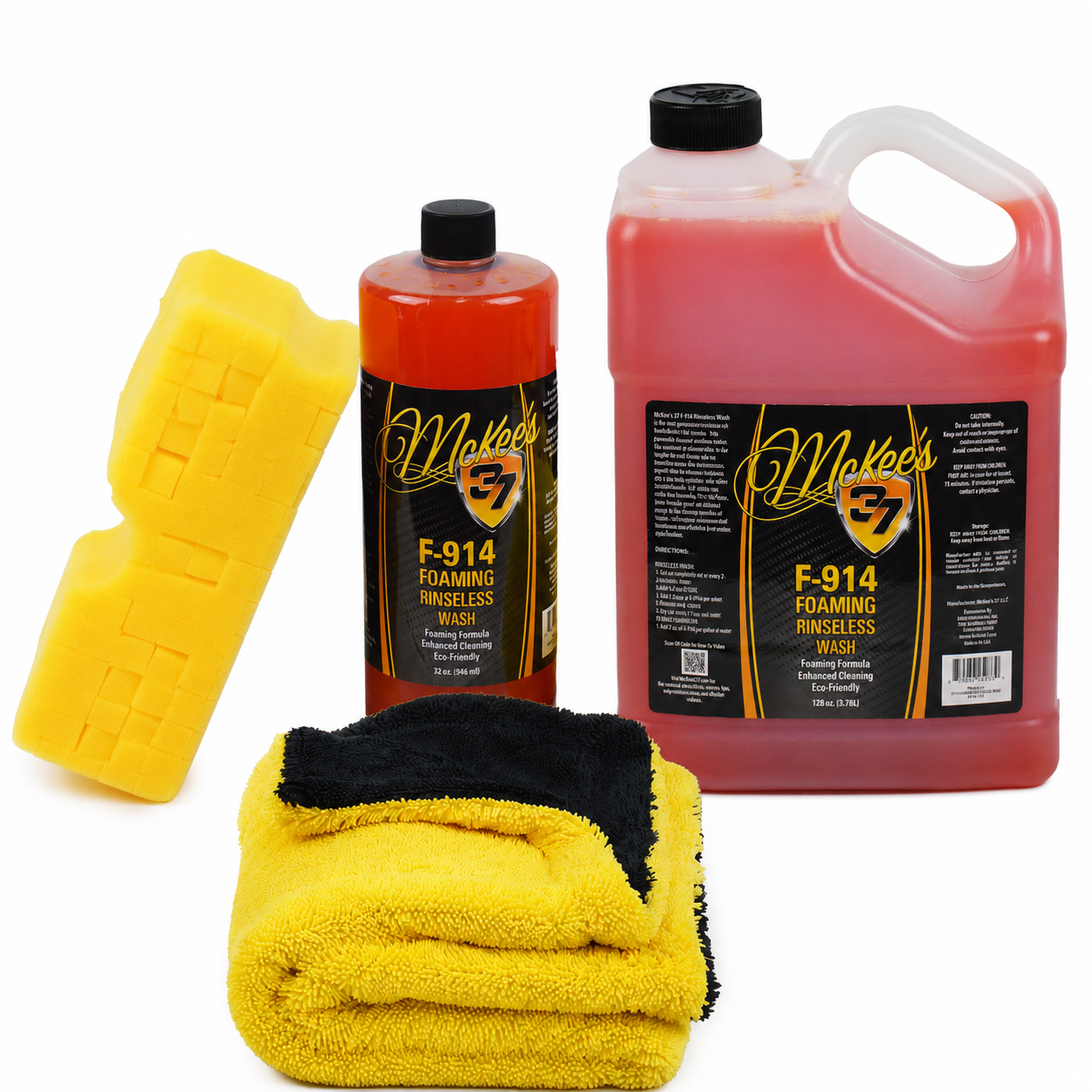 F-914 Foaming Rinseless Wash 160 oz. Refill Kit