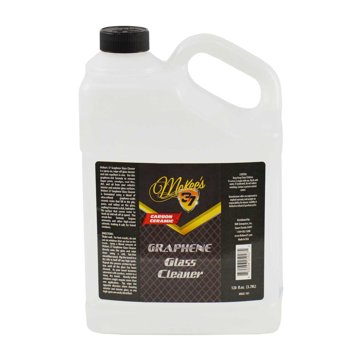 Graphene Glass Cleaner Gallon With Free 22oz.