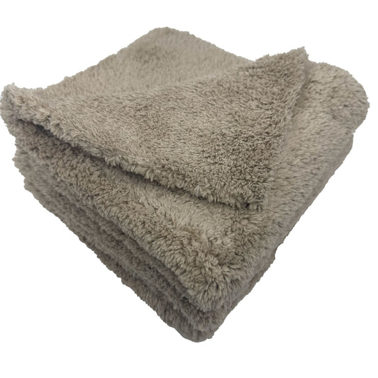 3 Pack Edgeless 500 Ultra Plush Microfiber Towels Desert Gold