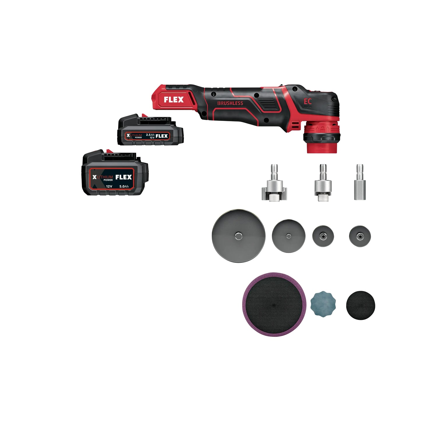 FLEX Cordless Polisher Set – PXE 80 & FLEX-FX3331-2C.