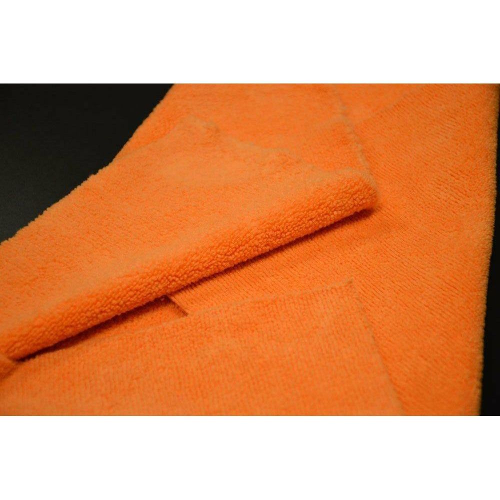 25 Pack Orange Brushed Edgeless 365 Premium Microfiber Terry Towel.