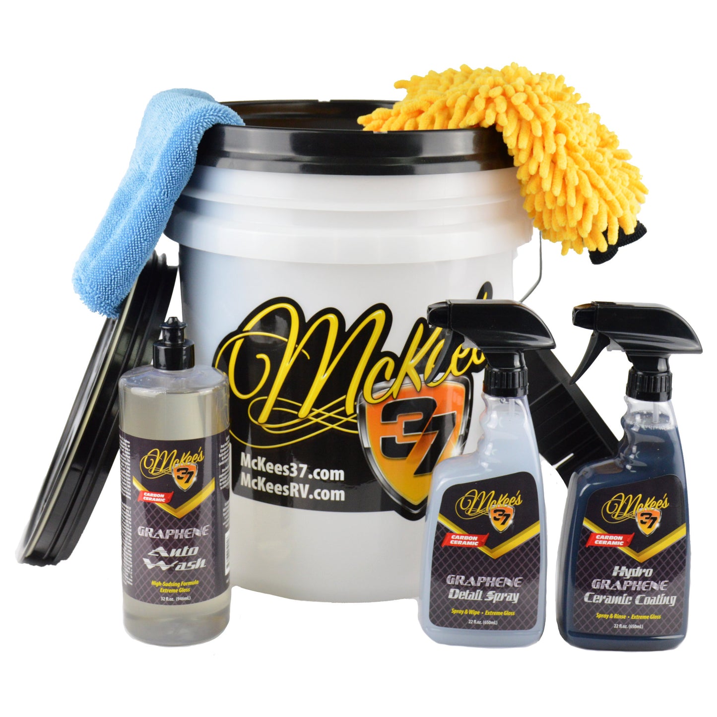 Graphene Wash Bucket Kit With Grit Guard Insert