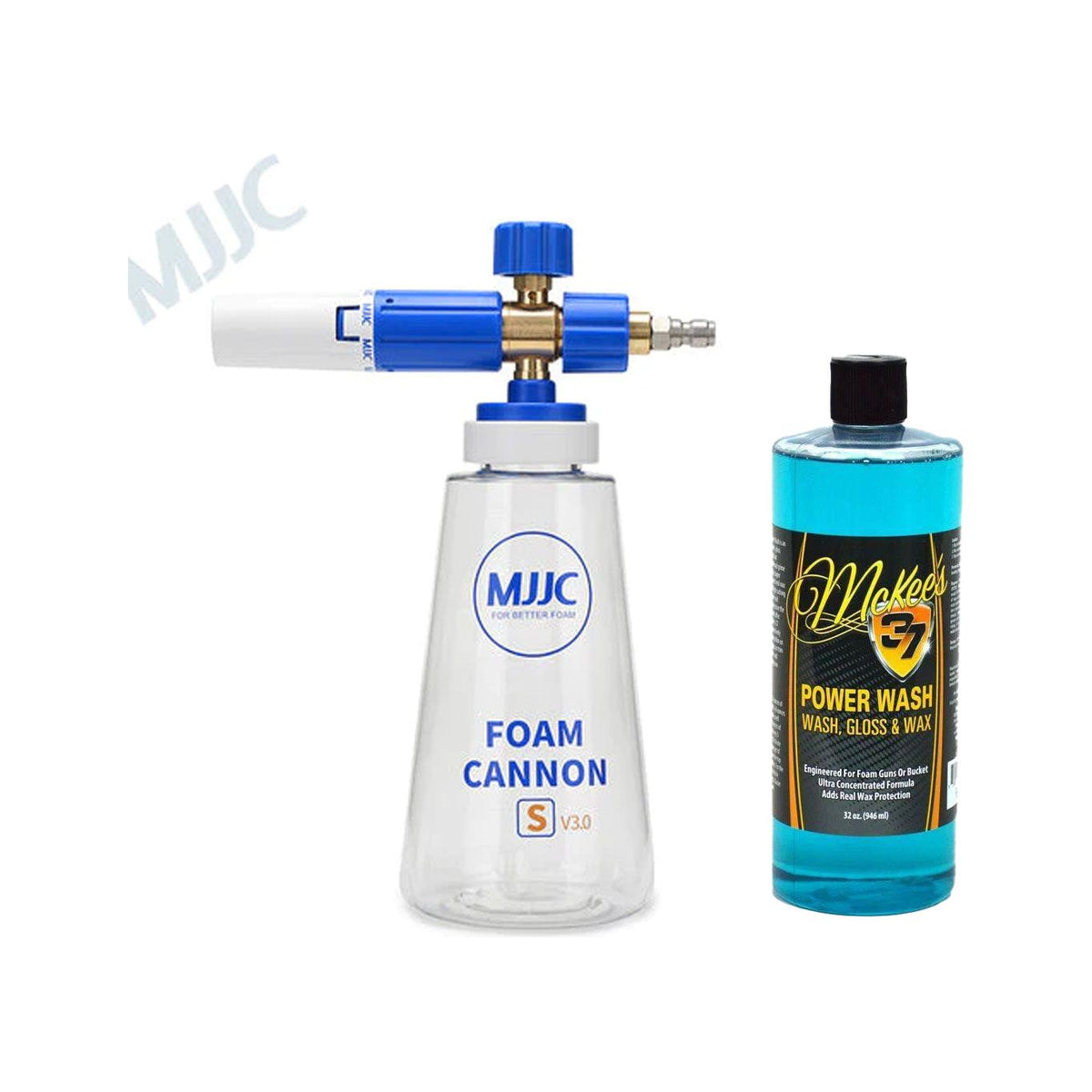 MJJC Foam Cannon S V3.0 with 32 oz. Power Wash 2 Pack Special