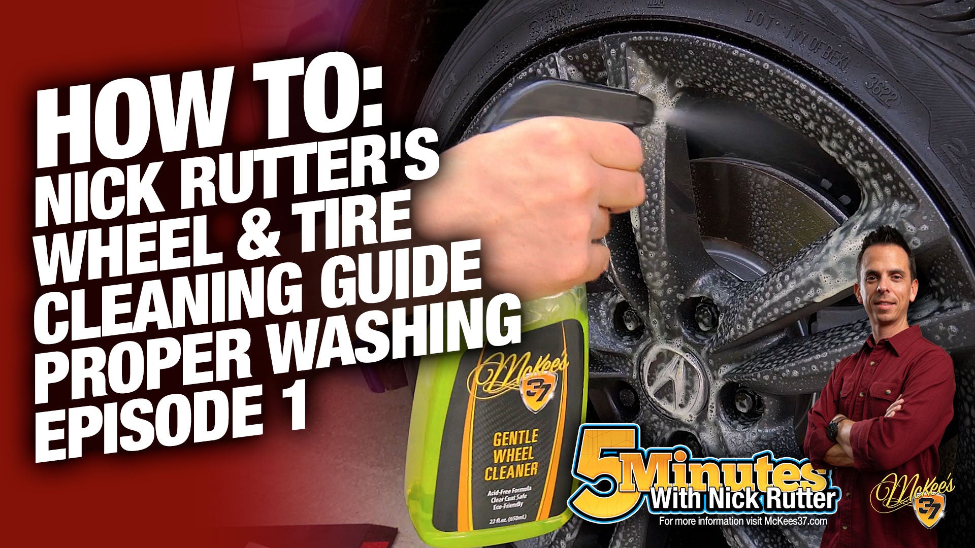 Load video: Nick Rutter's Wheel &amp; Tire Cleaning Guide | Proper Washing (Episode 1)