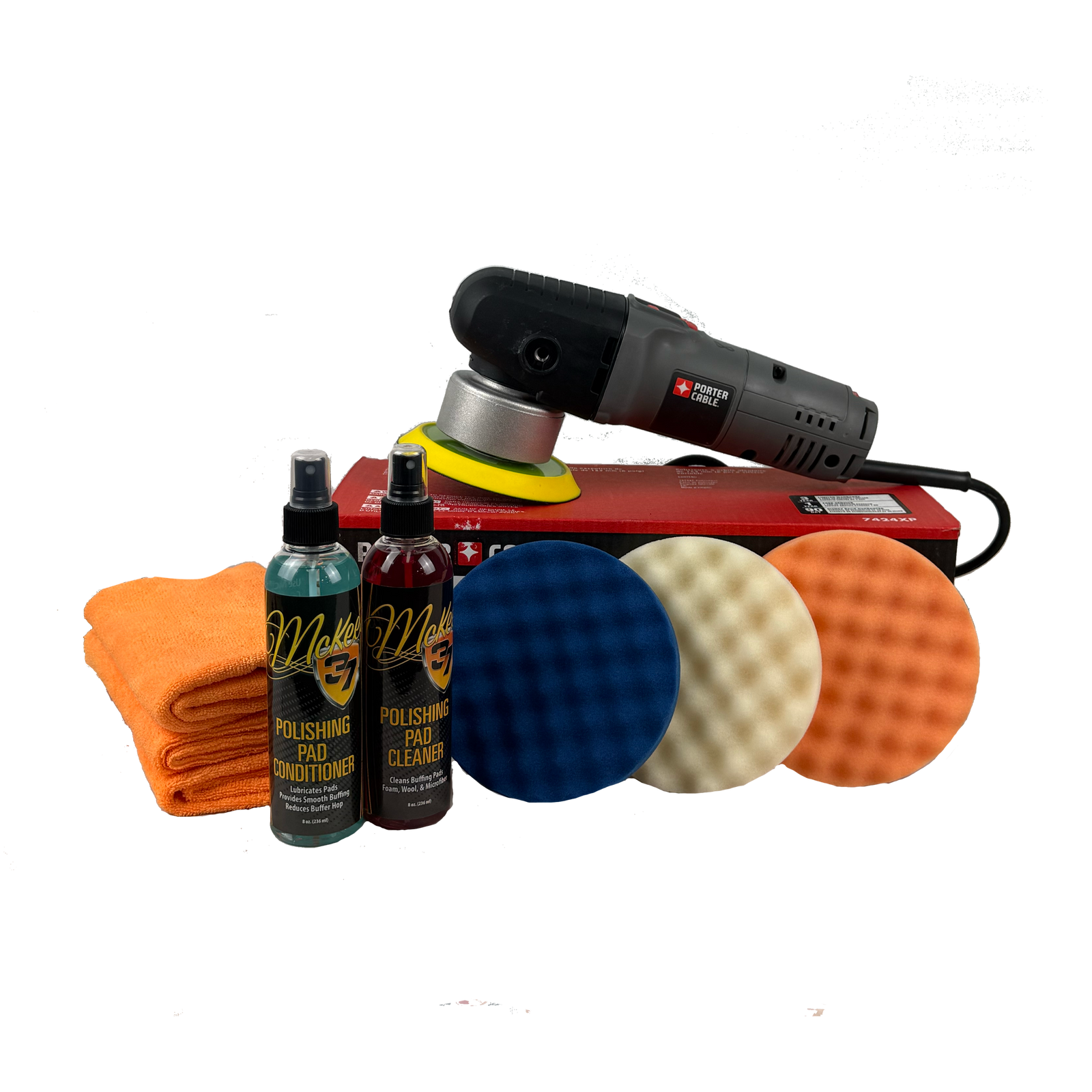 McKee's 37 Porter Cable 7424XP Waffle Pad Intro Kit - Choose Your Pads! FREE BONUS!