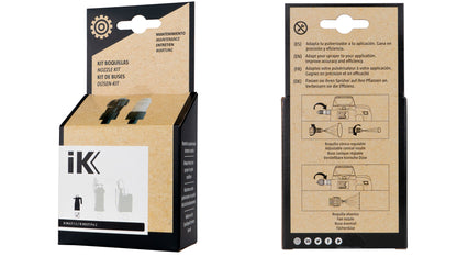 IK Multi Pro 2 & Multi 1.5 Replacement Nozzle Kit | Adjustable & Flat Fan.