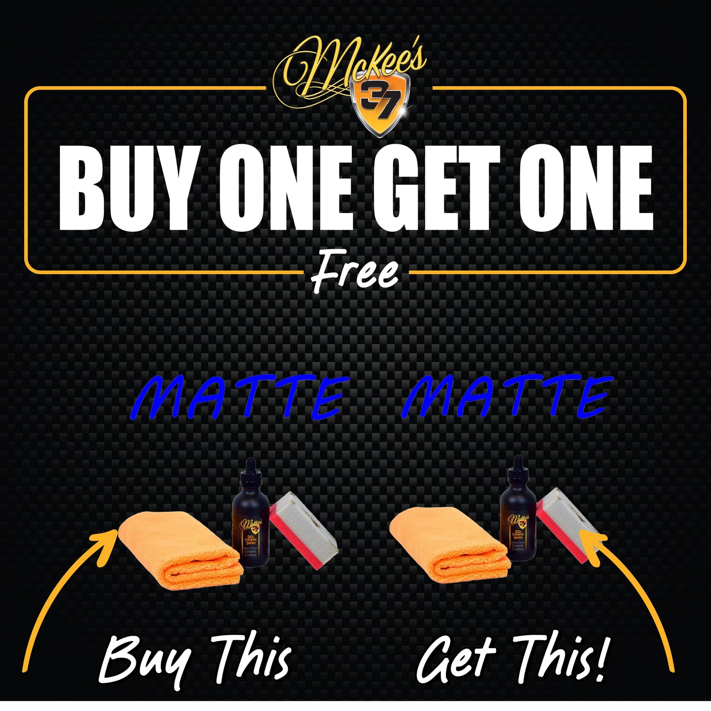 Cyber Doorbuster #9- Matte Finish Ceramic Coating 4oz. BOGO