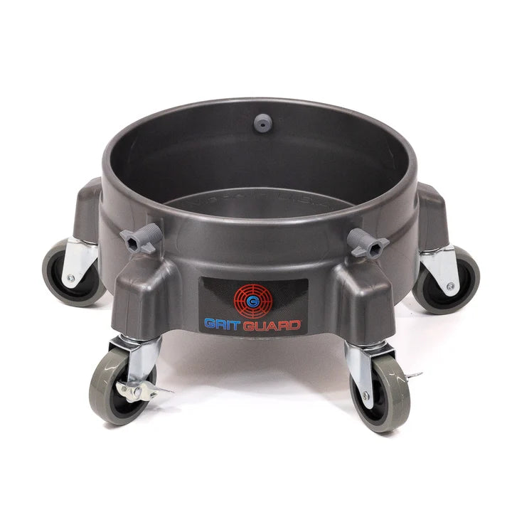 🎁 Grit Guard Bucket Dolly – Gray with 3" Roller Bearing Casters (Special Price).