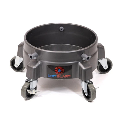 🎁 Grit Guard Bucket Dolly – Gray with 3" Roller Bearing Casters (Special Price).