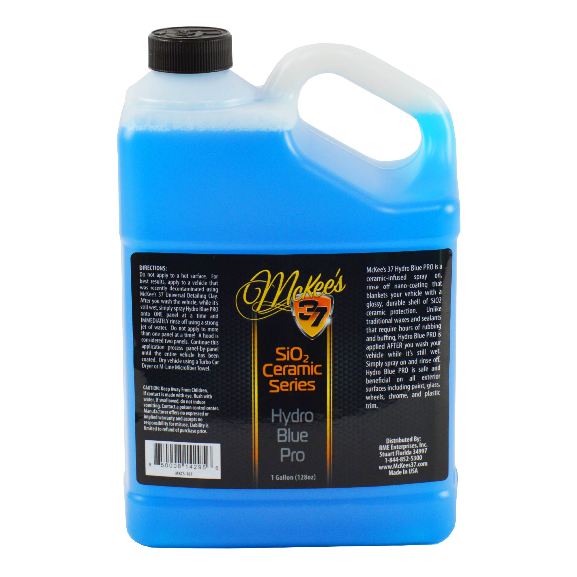 McKee's 37 Hydro Blue PRO SiO2 Spray & Rinse Ceramic Coating – 16oz, USA Made