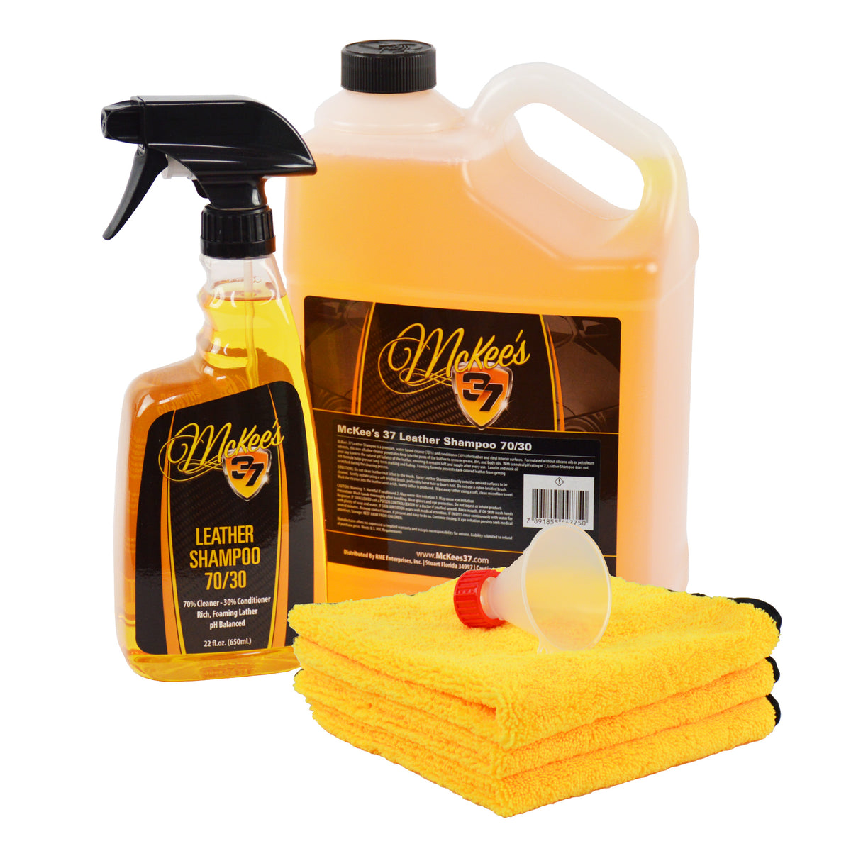 Leather Shampoo 70/30 150 oz. Refill Kit