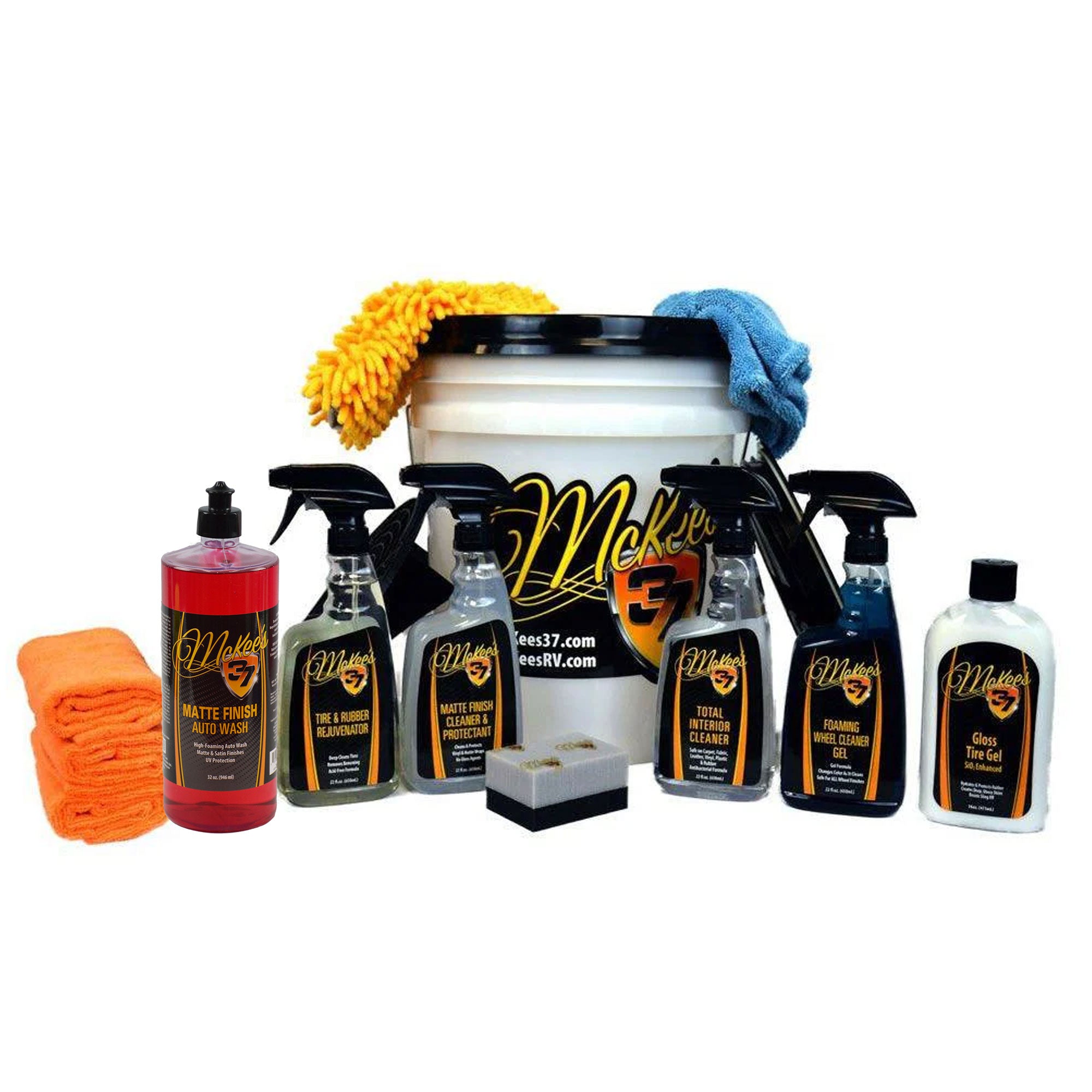 Matte Finish Complete Care Kit with Bucket