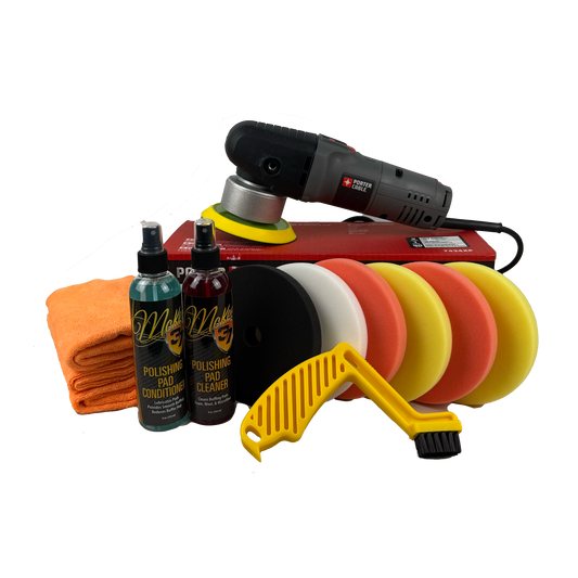 McKee's 37 Porter Cable 7424XP 5.75 Inch Redline Foam Pad Kit Choose Your Pads! + FREE BONUS!