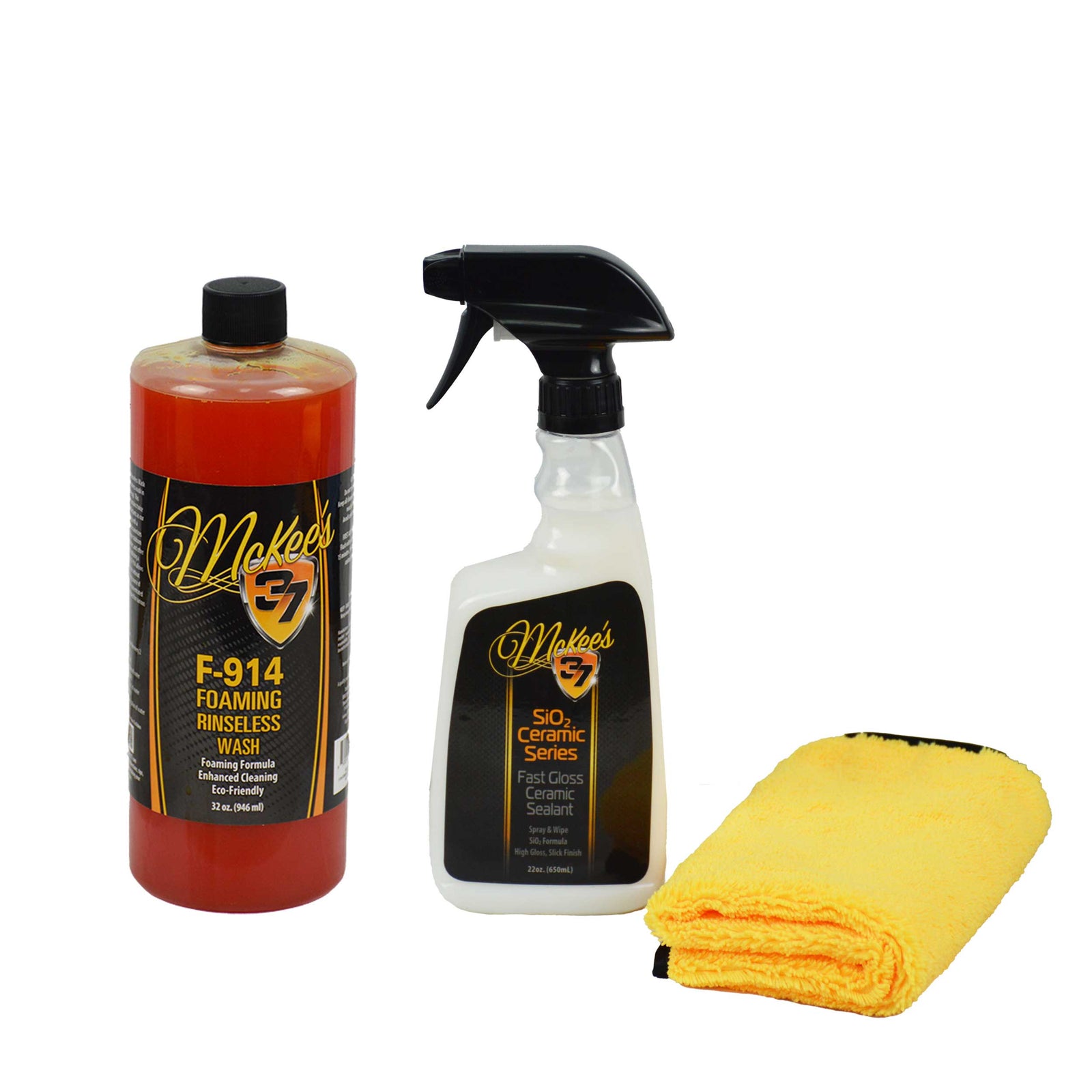 F-914 Foaming Rinseless Wash / Fast Gloss Ceramic Sealant 2 Pack Special