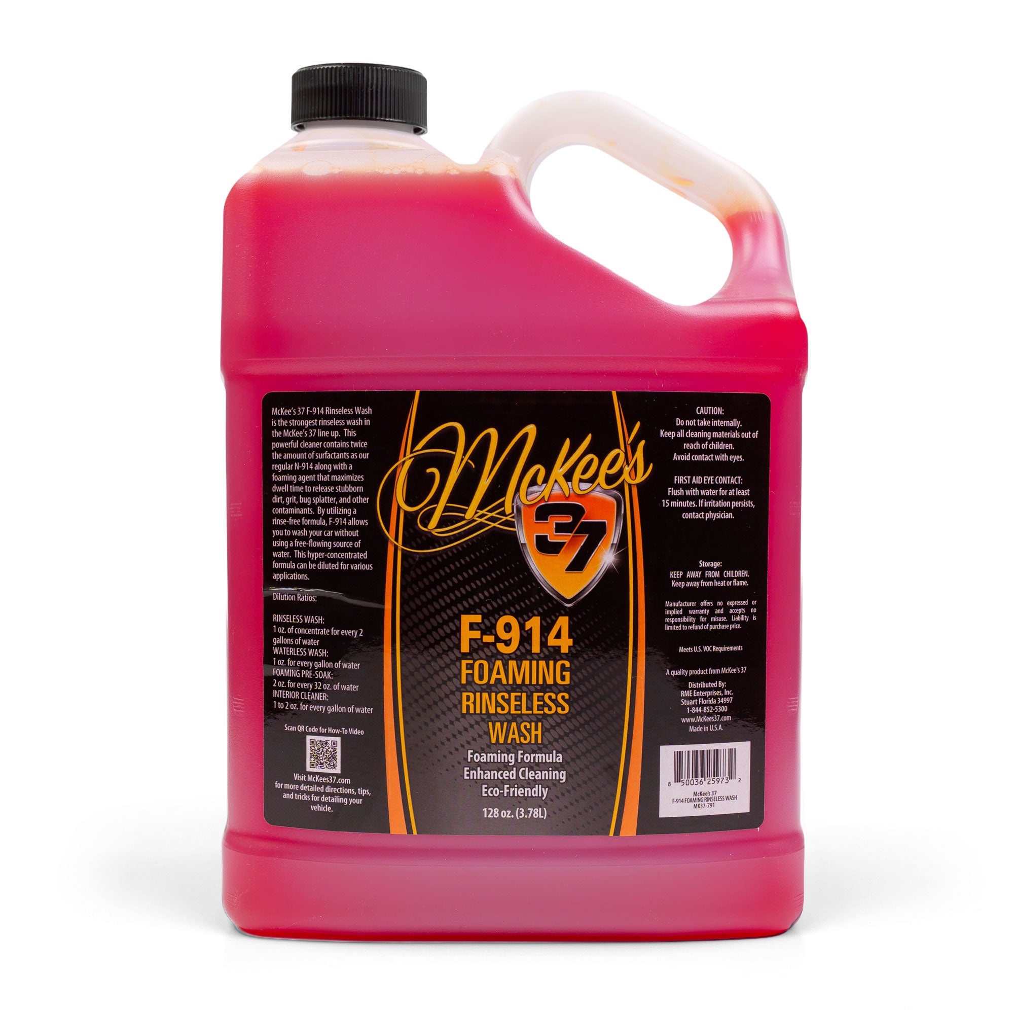 F-914 Foaming Rinseless Wash – McKees37.com