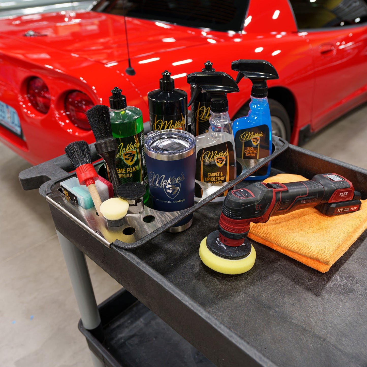McKee's 37 Carolina Detailing Cart - Fully Loaded!