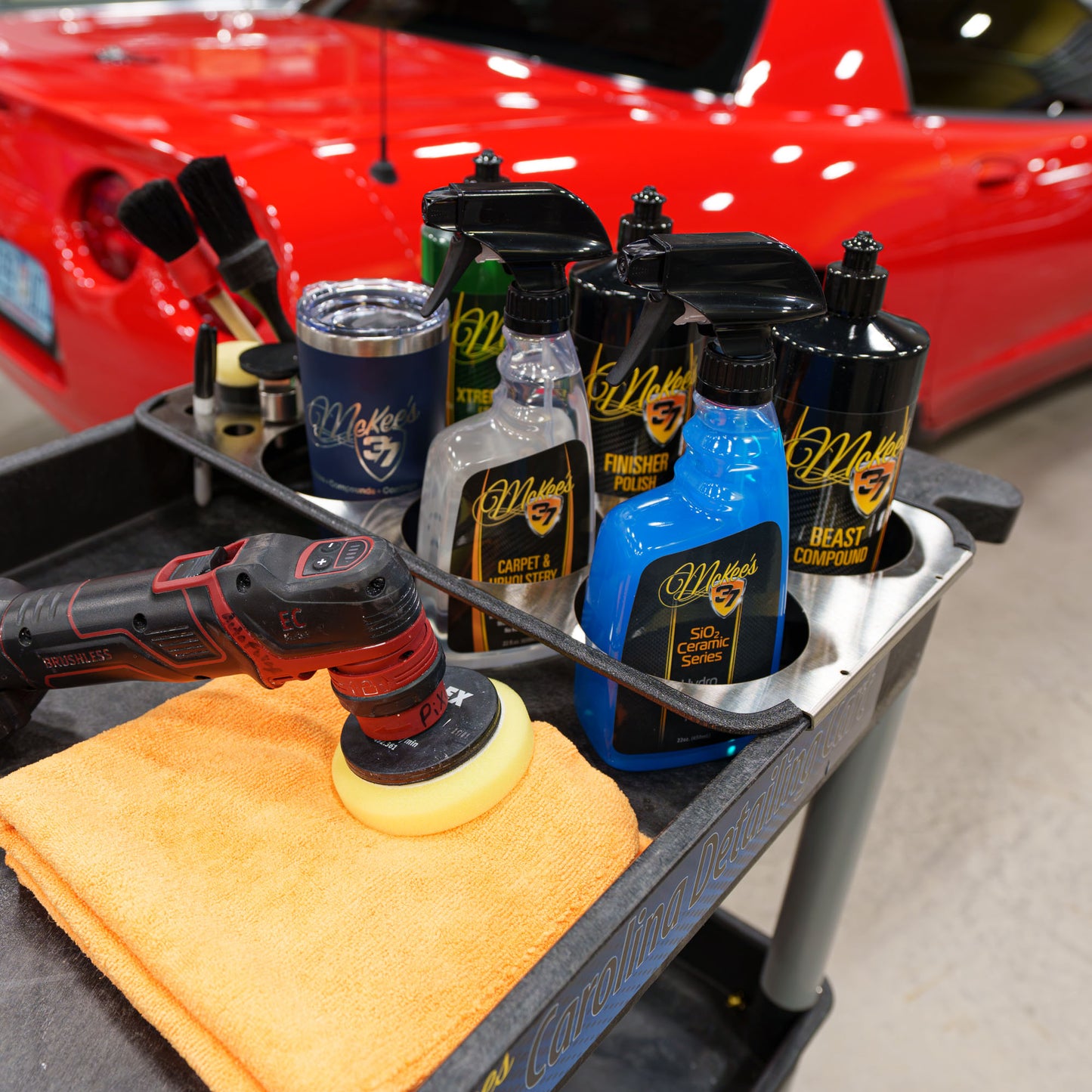McKee's 37 Carolina Detailing Cart - Fully Loaded!