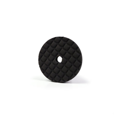 6.75 Inch CCS Waffle BLACK Foam Finishing Pad