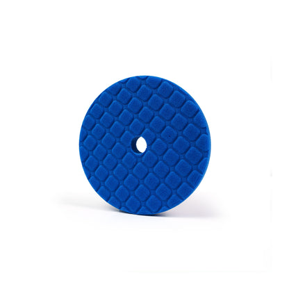 6.75 Inch CCS Waffle BLUE Foam Polishing Pad