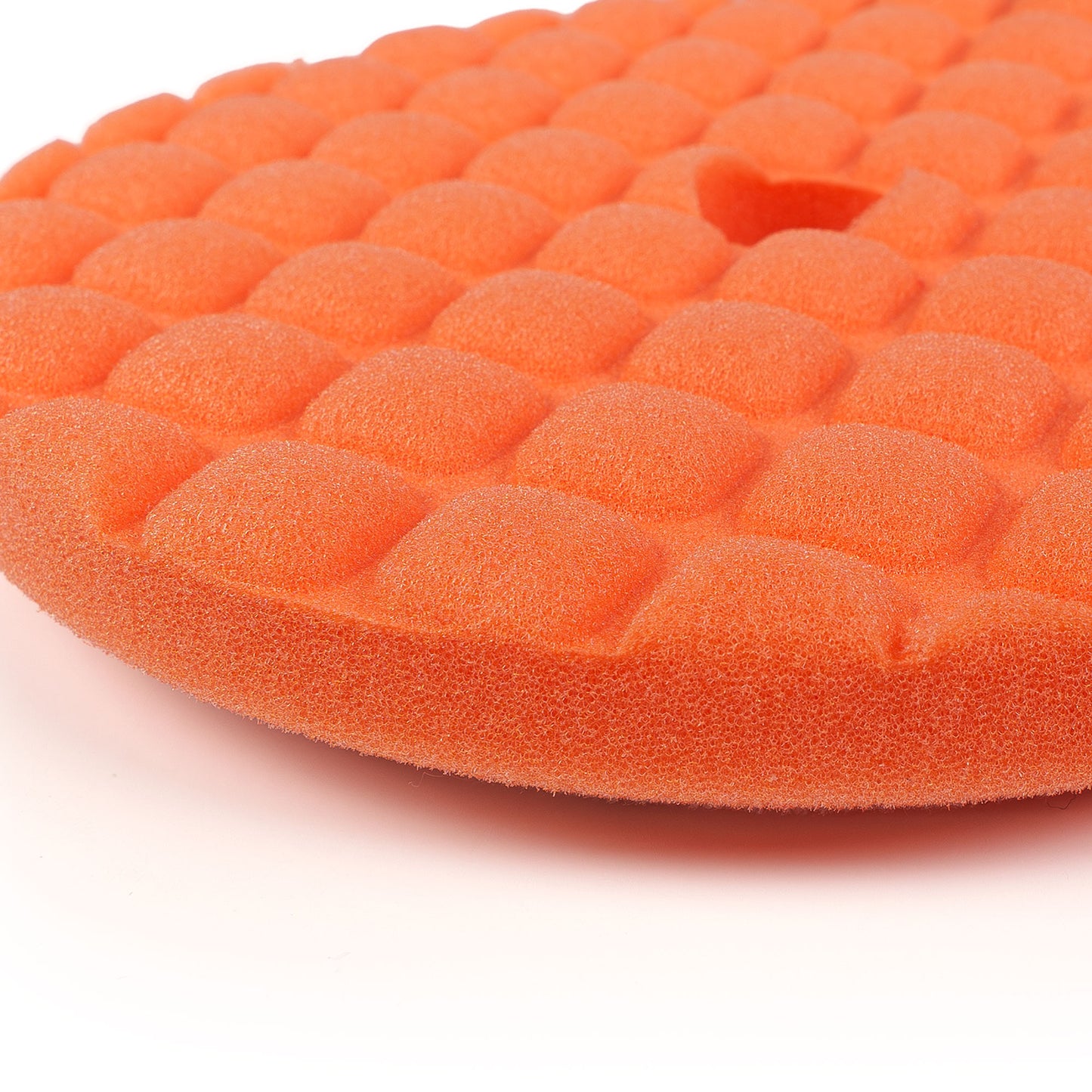 6.75 Inch CCS Waffle ORANGE Heavy Foam Polishing Pad