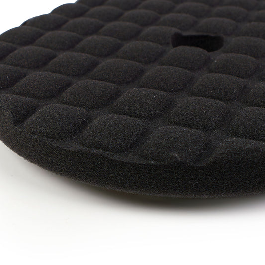 5.75 Inch CCS Waffle BLACK Foam Finishing Pad