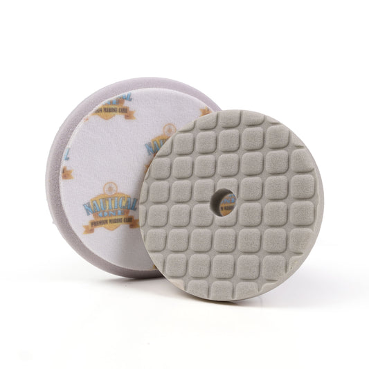 5.75 Inch CCS Waffle GREY Foam Cutting Pad