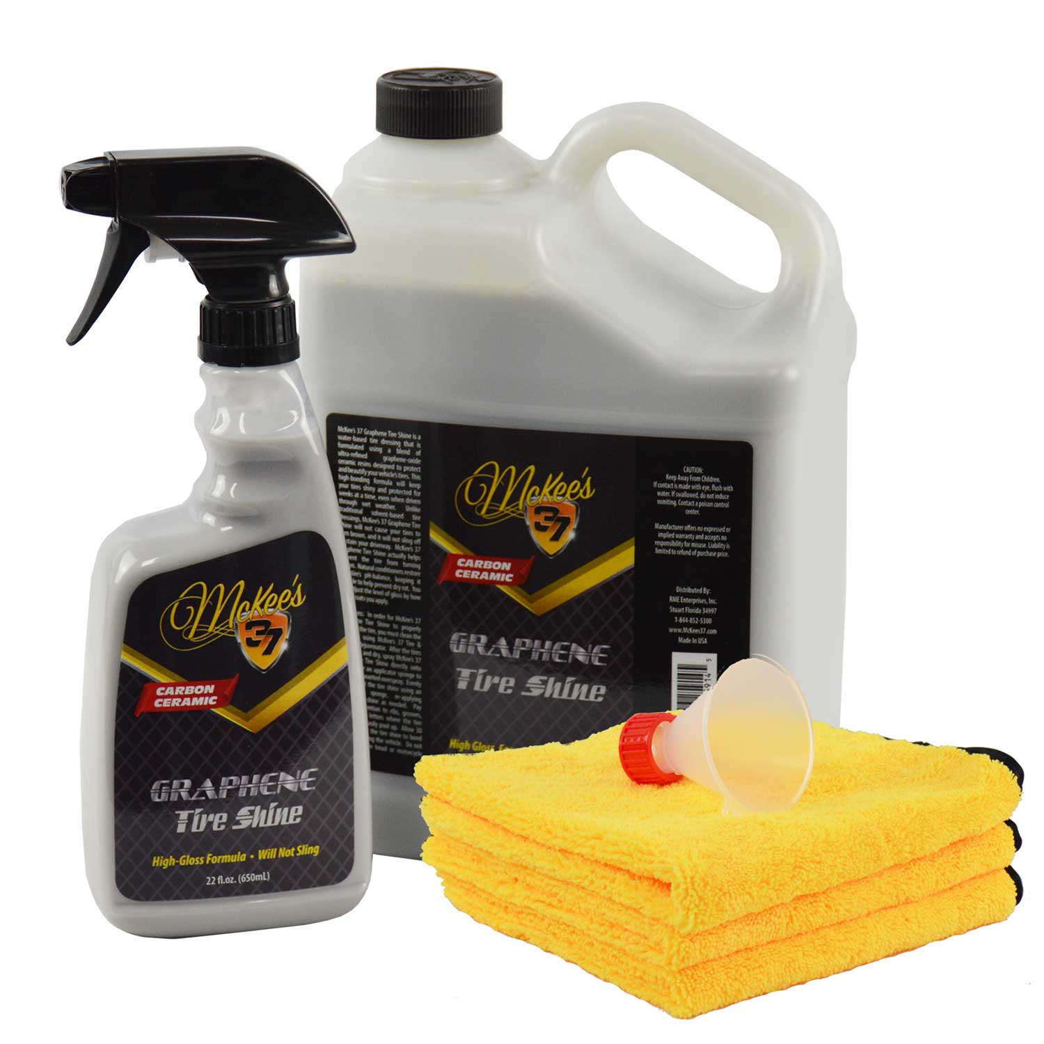 Graphene Tire Shine 150 oz. Refill Kit