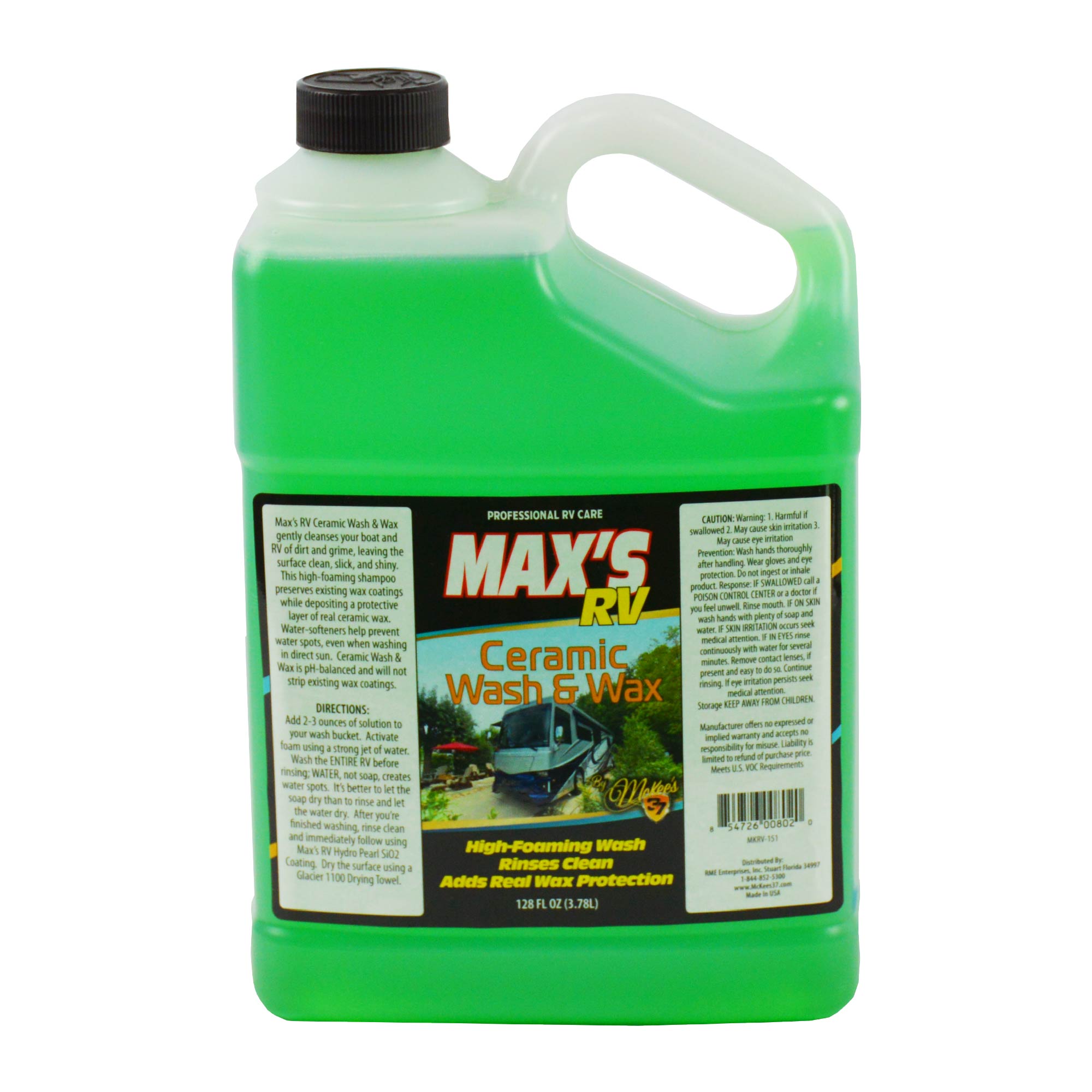 Max's RV Ceramic Wash & Wax – McKees37.com