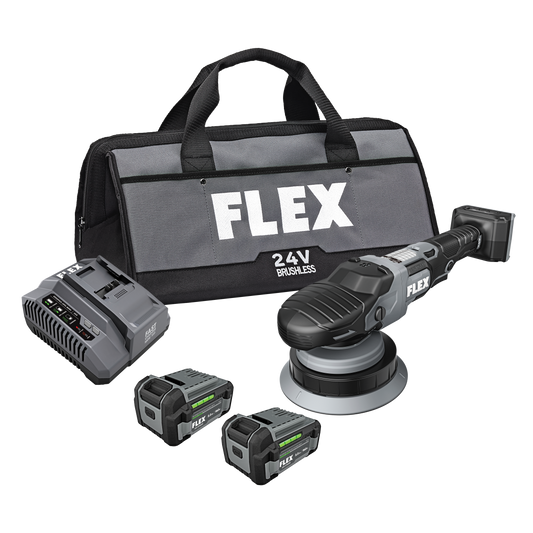 FLEX Cordless Polisher Set – PXE 80 & FLEX-FX3331-2C