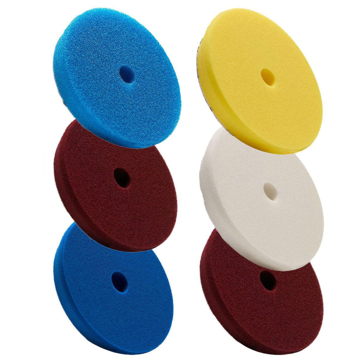 Buff and Shine Uro-Tech 5 Inch Foam Pad 6 Pack Mix &amp; Match - FREE BONUS!