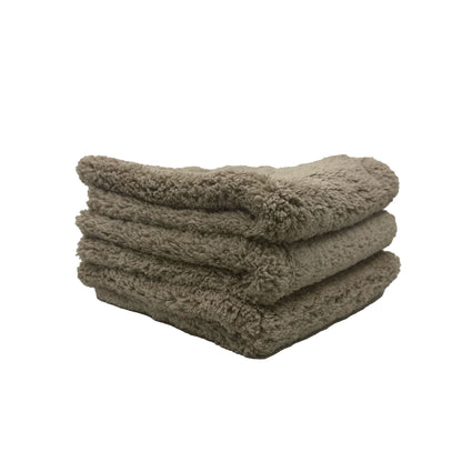 3 Pack Edgeless 500 Ultra Plush Microfiber Towels Desert Gold