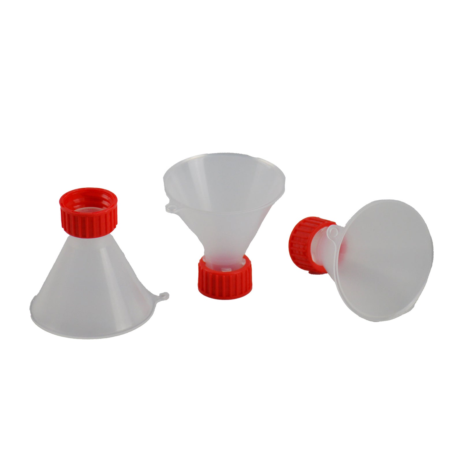 Threaded Refill Funnels, 3 Pack