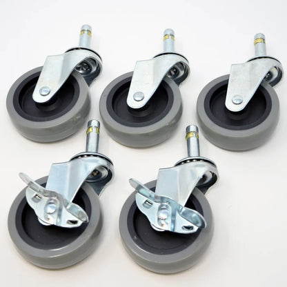 Grit Guard Bucket Dolly – Gray with 3" Roller Bearing Casters