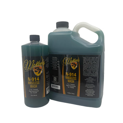 N-914 Rinseless Wash - V2 Gallon With Free 16 oz.