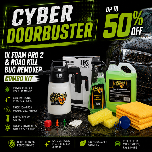 IK Foam Pro 2 Road Kill Bug Remover Combo- Cyber Doorbuster