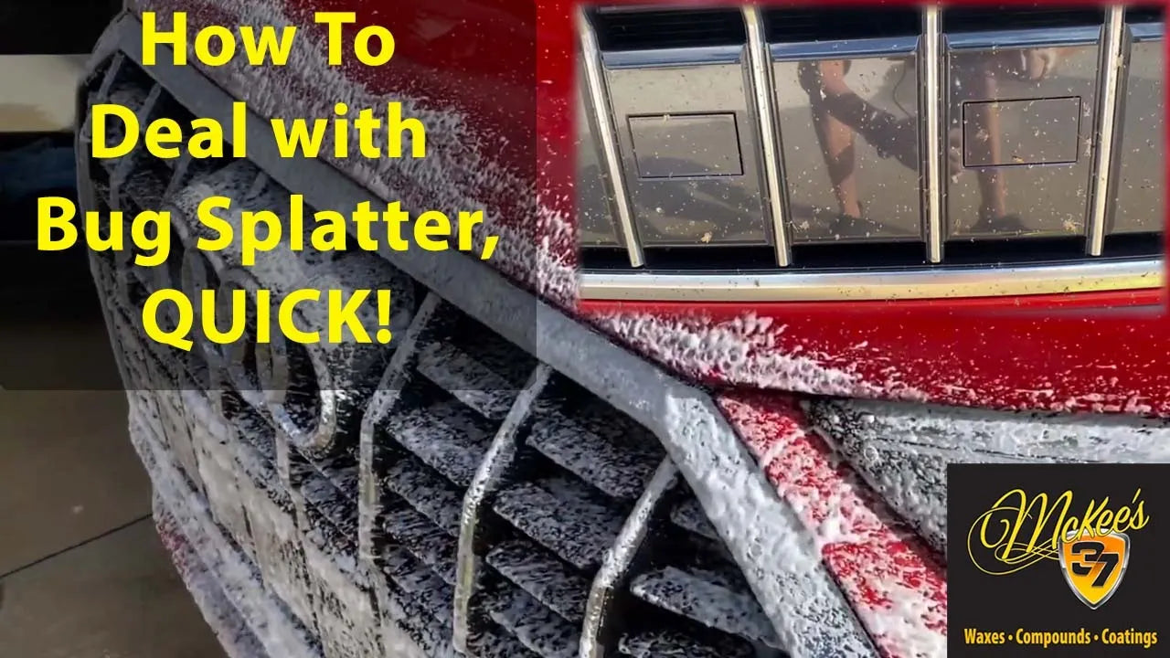 Load video: Using Foam Pro 2 with Road Kill Bug Remover | How To Remove Bugs from Paint | McKee’s 37