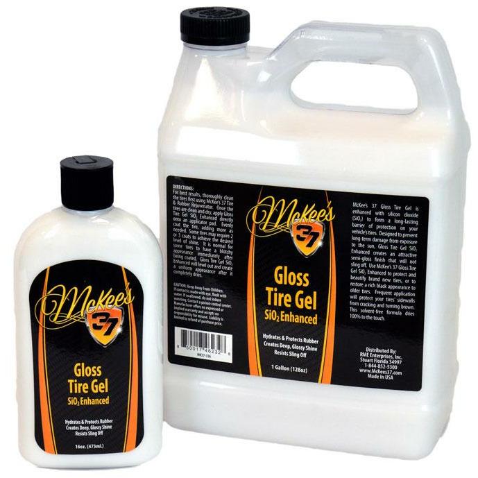 Tire Gloss Gel - tire cleaner and protector. Best tire semi-gloss