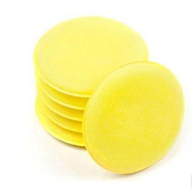 6 Pack Yellow Foam Wax Applicators