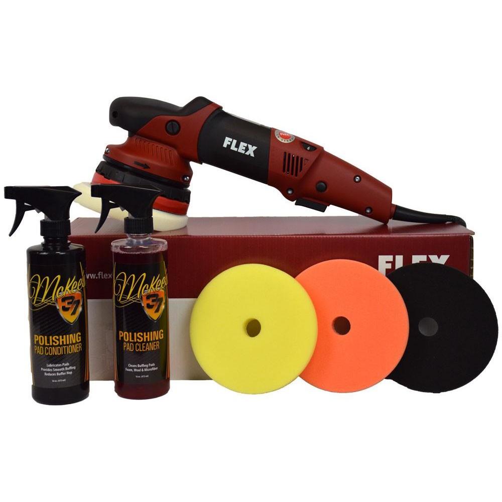 FLEX XCE 10-8 125 Dual Action Polisher Intro Pad Kit