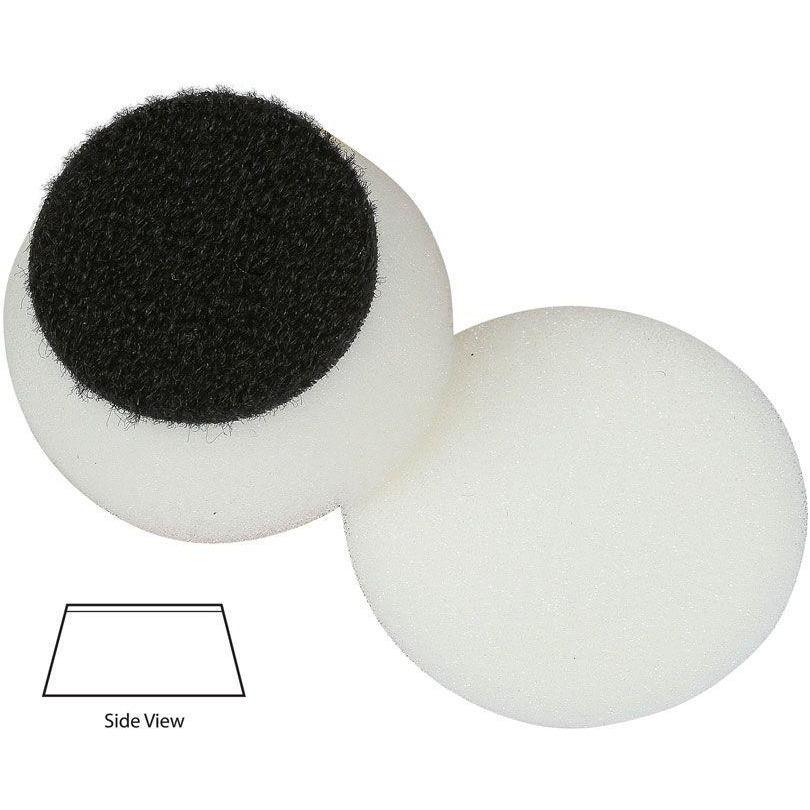 2 Pack 1 inch White Mini Hybrid Foam Polishing Pad