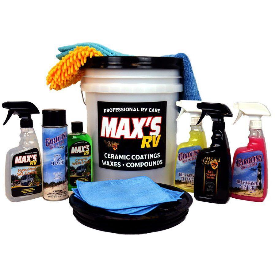 Amiss 2 Pack Car Wash Bucket, Automotive Wash Tool and Detail Kits