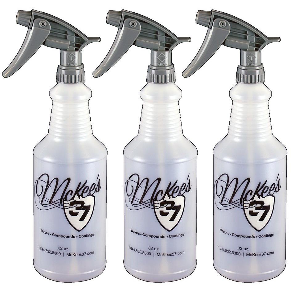 McKee's 37 Professional Chemical Resistant Spray Bottle, 3 Pack