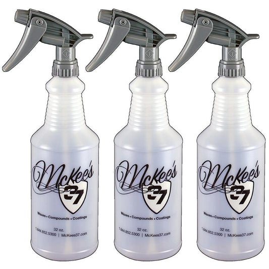 McKee's 37 Professional Chemical Resistant Spray Bottle, 3 Pack