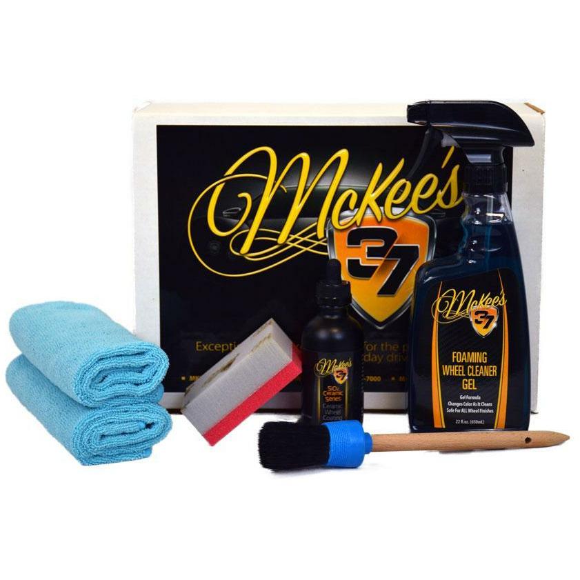 McKee's 37 Ceramic Wheel Coating (Brake Dust Repellent and Wheel  Protectant) Kit 