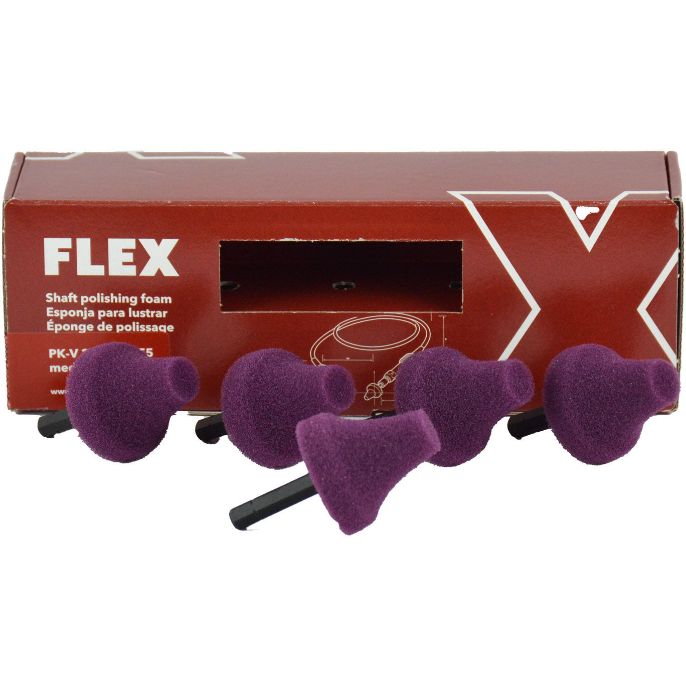 FLEX XFE 7-12 3 Inch Mini Polisher Kit 