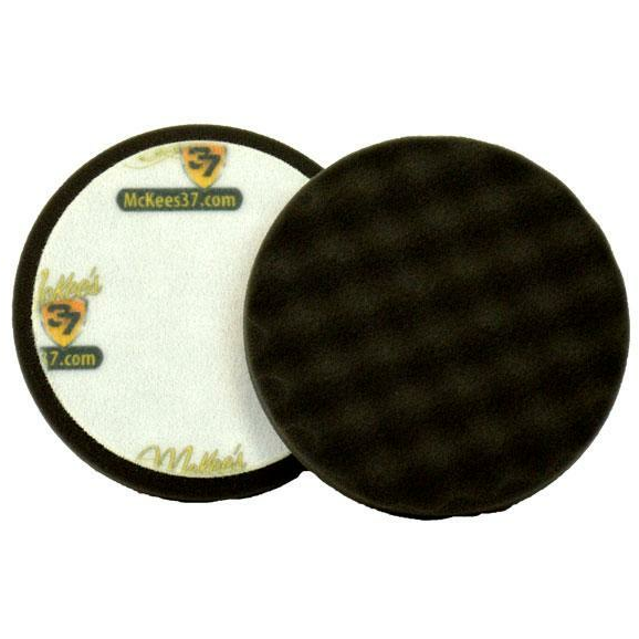 5.75 Inch Cool Wave BLACK Foam Waffle Finishing Pad